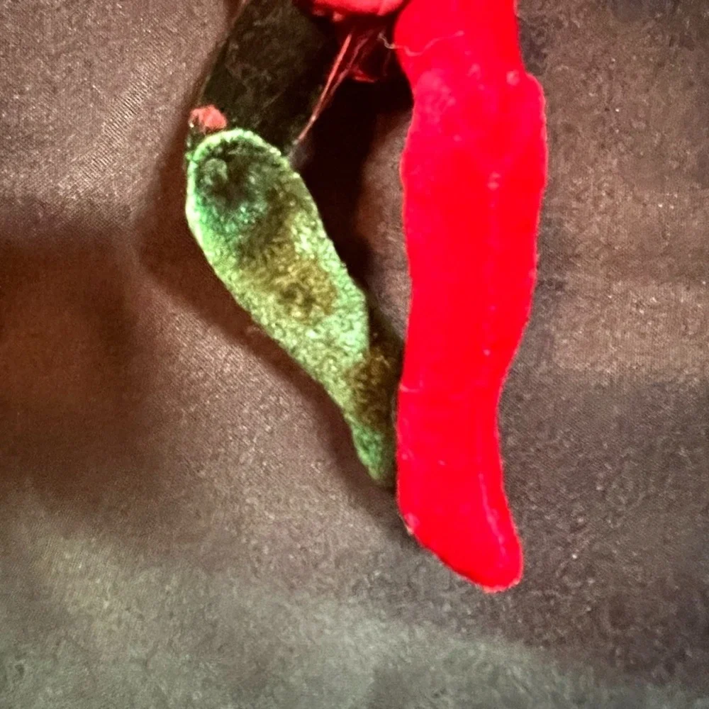 Mark Roberts‎ Christmas Fairy Elf Ornament Harlequin Jester Velvet Wings Decor